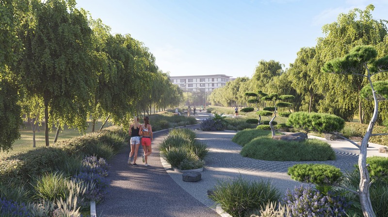 Boutique low-rise community Dubai Dubailand exclusive privacy zen garden amenities Wadi Al Safa 7 investment