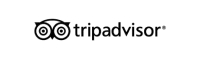 Tripadvisor logo featuring stylized owl eyes next to the word 'tripadvisor' in lowercase black letters.