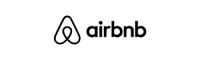 Airbnb logo featuring a stylized 'A' symbol to the left of the word 'airbnb' in lowercase black letters.
