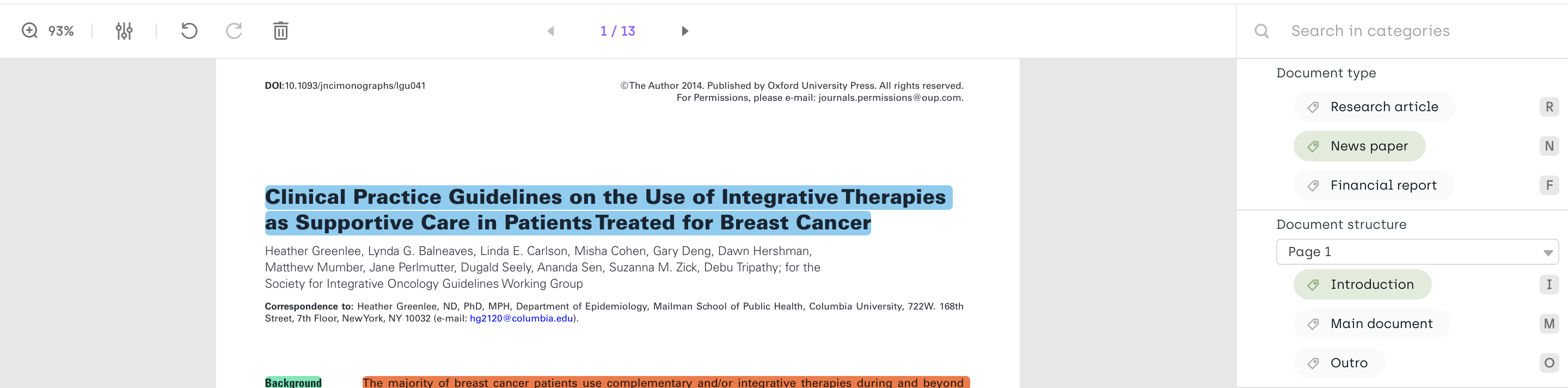document-being-labeled-on-document-and-page-level