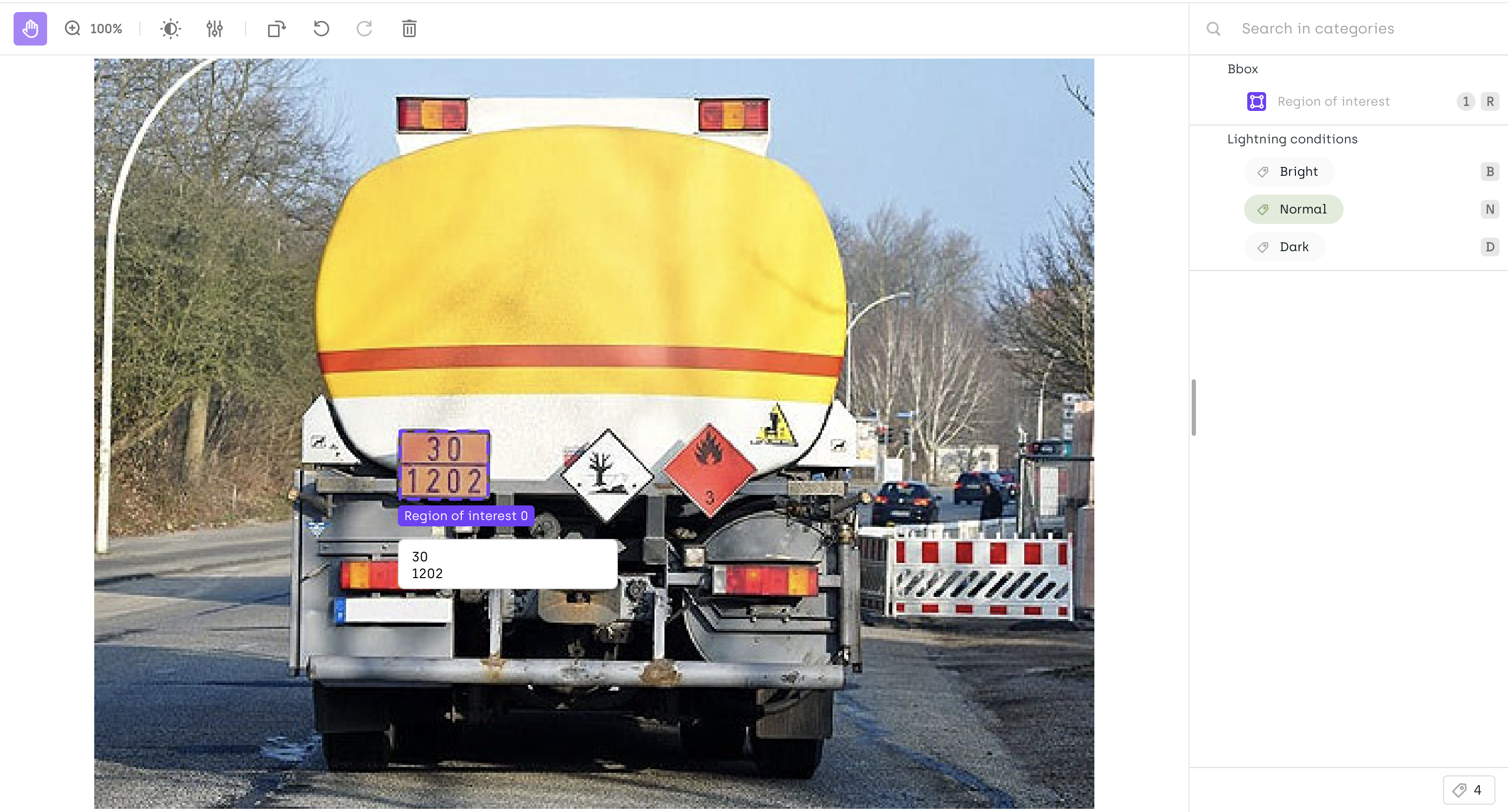 ADR-sign-being-labeled-leveraging-OCR