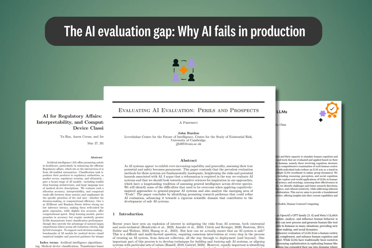 The Evaluation Gap: Why AI Breaks in Reality Even When It Works in the Lab