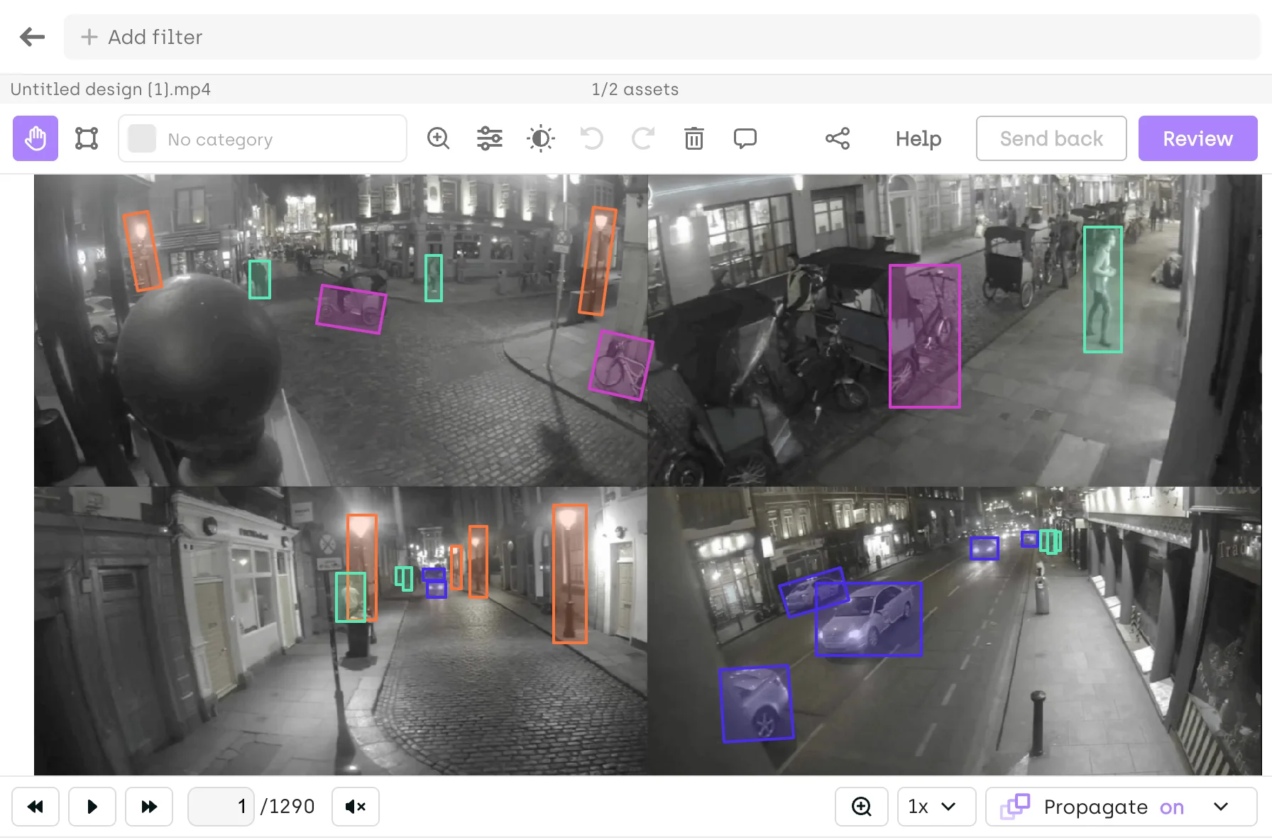 Product photo of breast cell segmentation on Kili Technology's platform