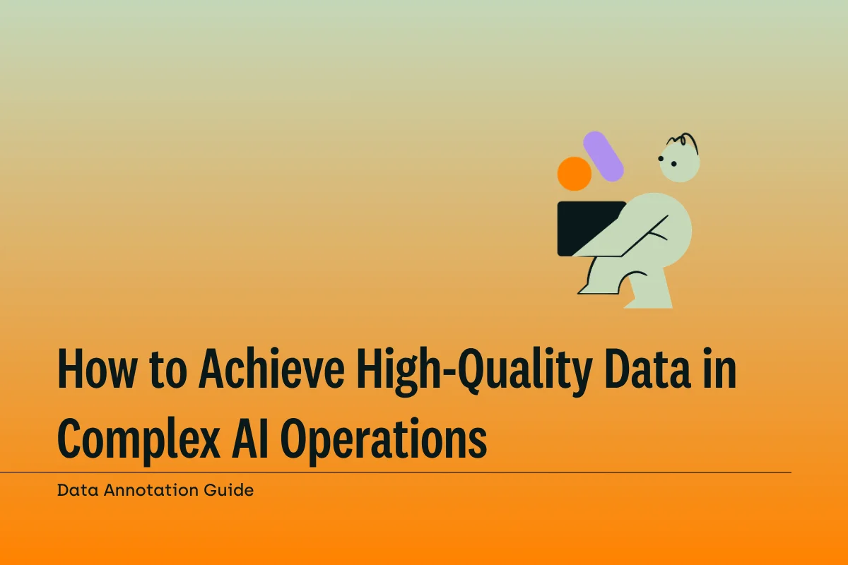 Data Annotation Guide: How to Achieve High Quality Data in Complex AI Data Operations
