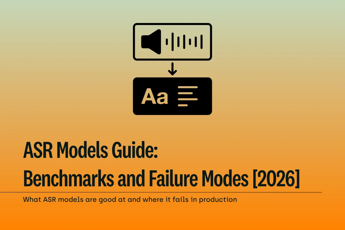 ASR Models Guide: Word Error Rate, Benchmarks and Failure Modes [2026]