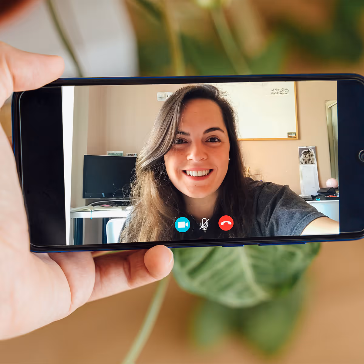 close up of health practitioner on a telehealth consultation