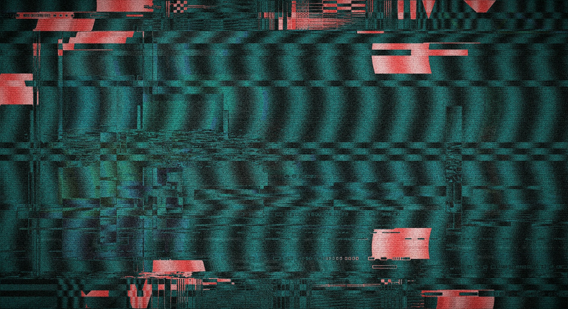 Abstract digital glitch artwork illustrating disruption and data noise — a visual metaphor for the 12 common mistakes in GEO to avoid, emphasizing how technical and semantic errors distort AI understanding.