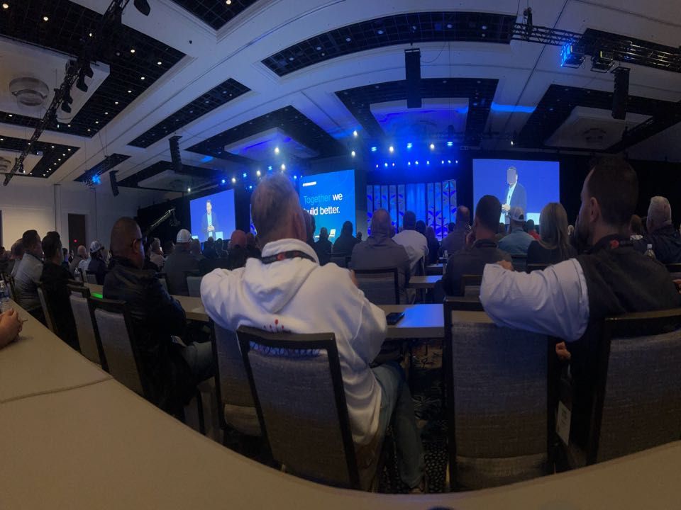 team member and presentation