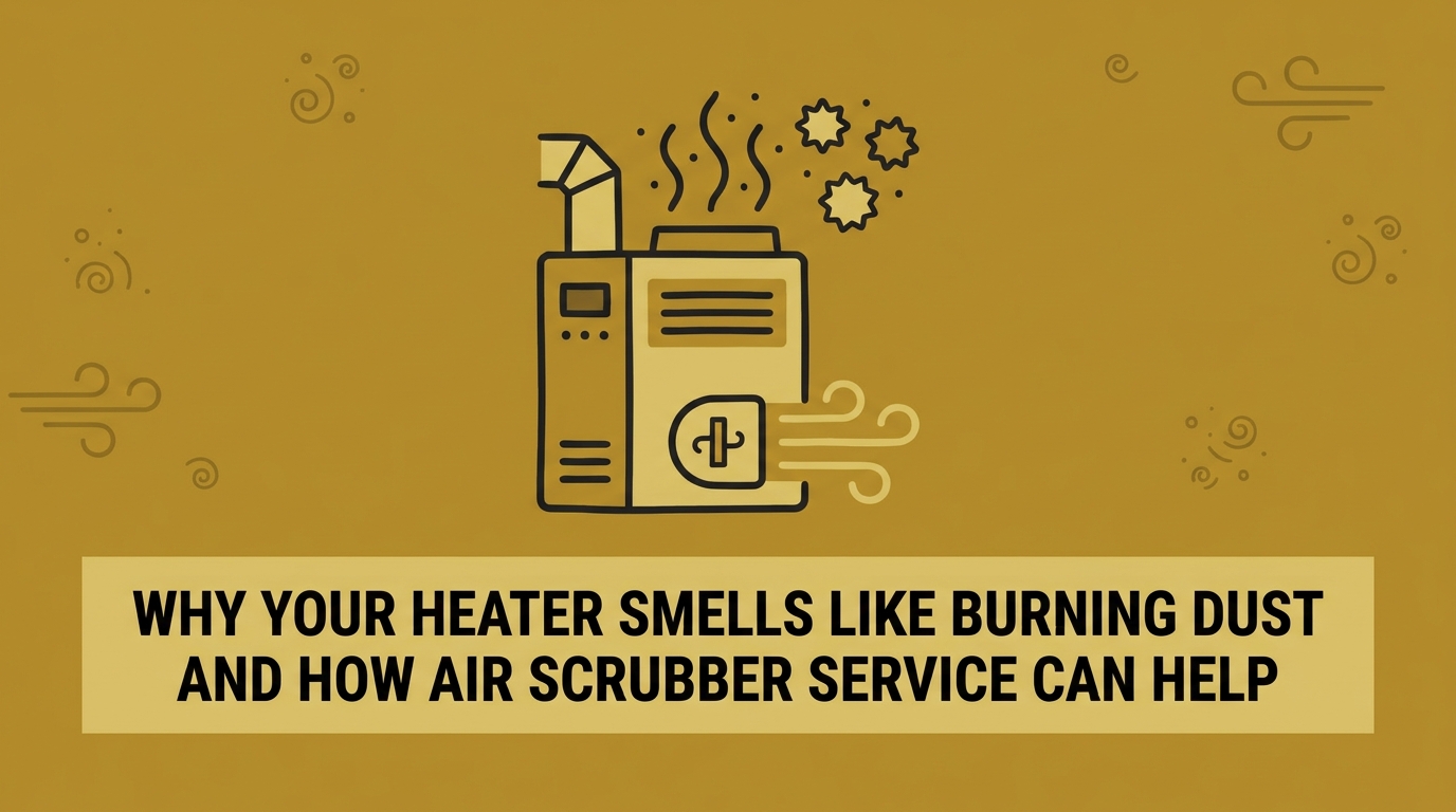 Why Your Heater Smells Like Burning Dust and How Air Scrubber Service Can Help