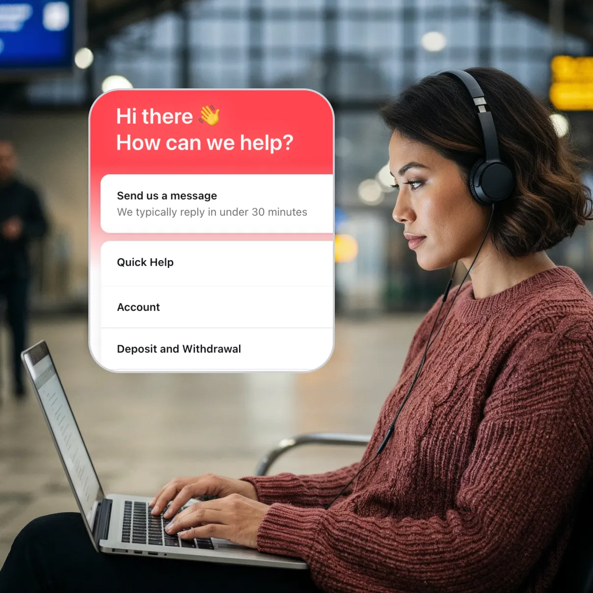 Bilingual Deriv Call Center: Arabic & English Support