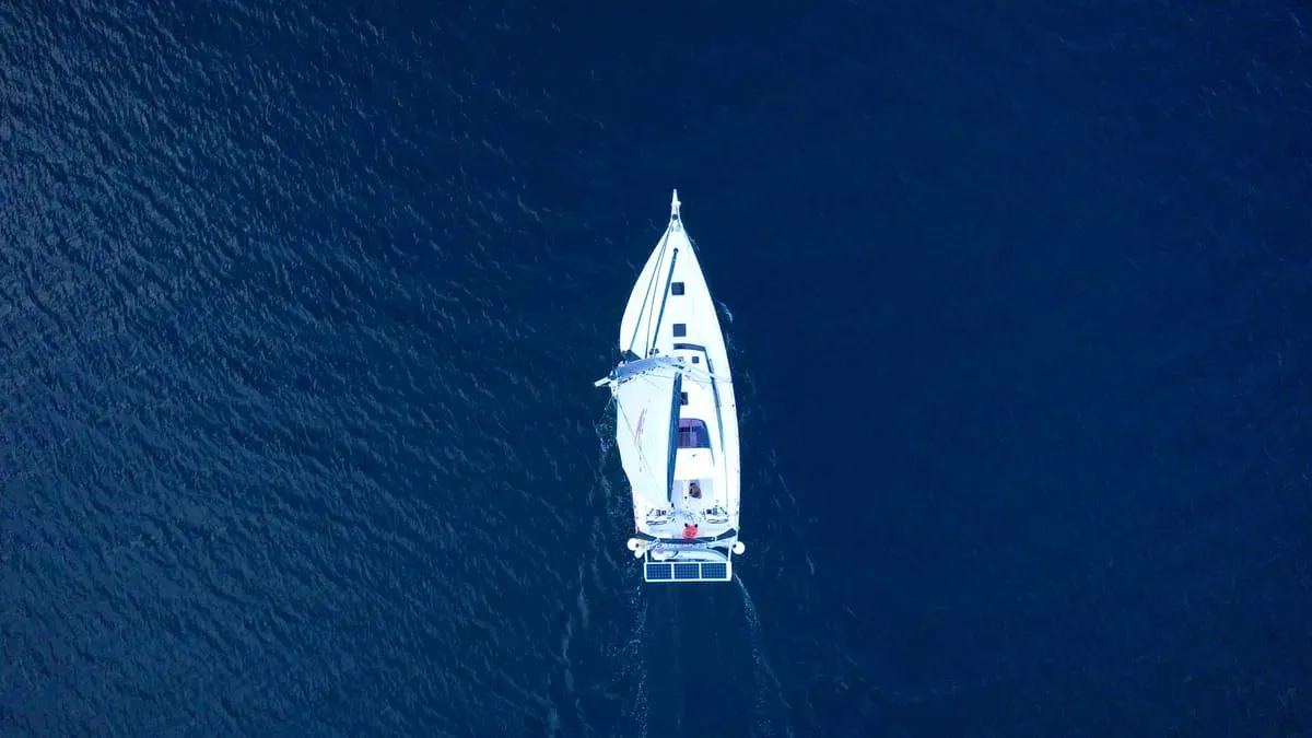 The Kahuna team's boat