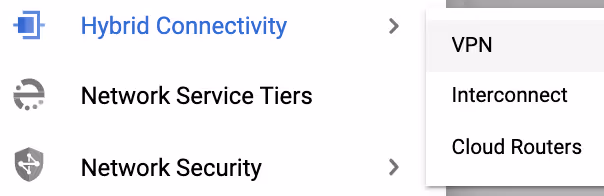 screenshot showing steps to create cloud router GCP
