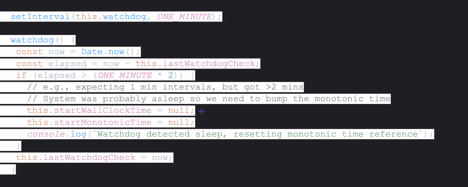 Code snippets highlighting key aspects of a Chrome extension service worker