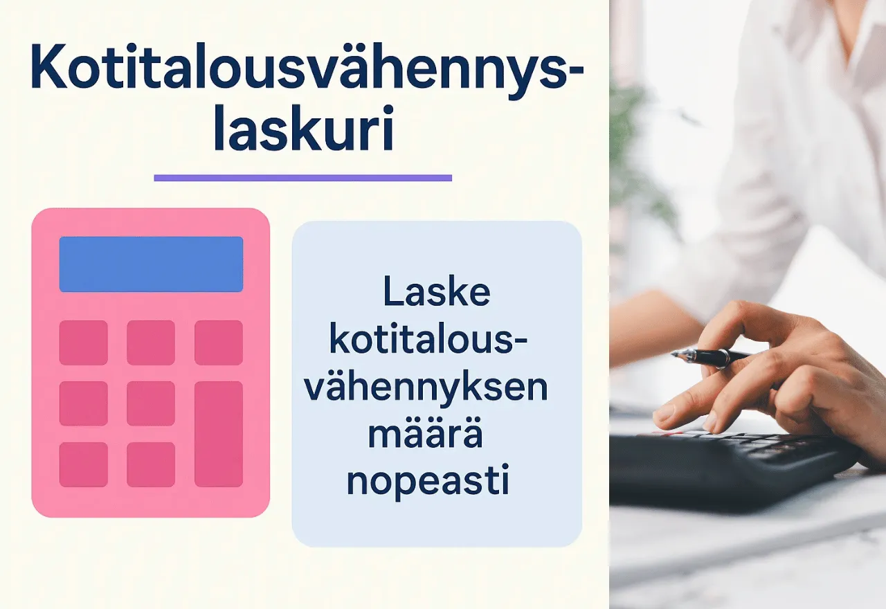 Kotitalousvähennys laskuri - kokeile Remonttihaun laskuria ja laske kotitalousvähennys 2026