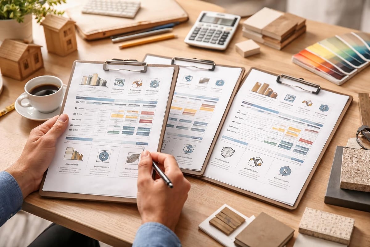 Remonttitarjousten vertailu