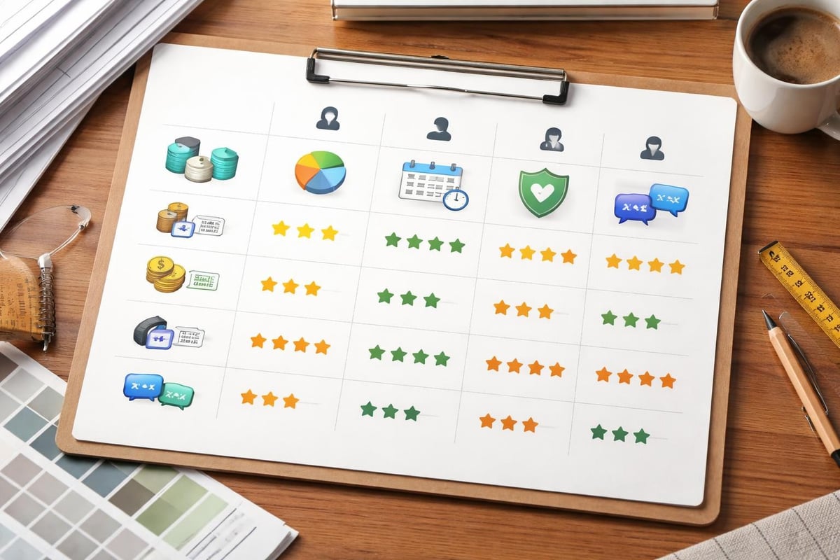 Remonttitarjousten vertailu