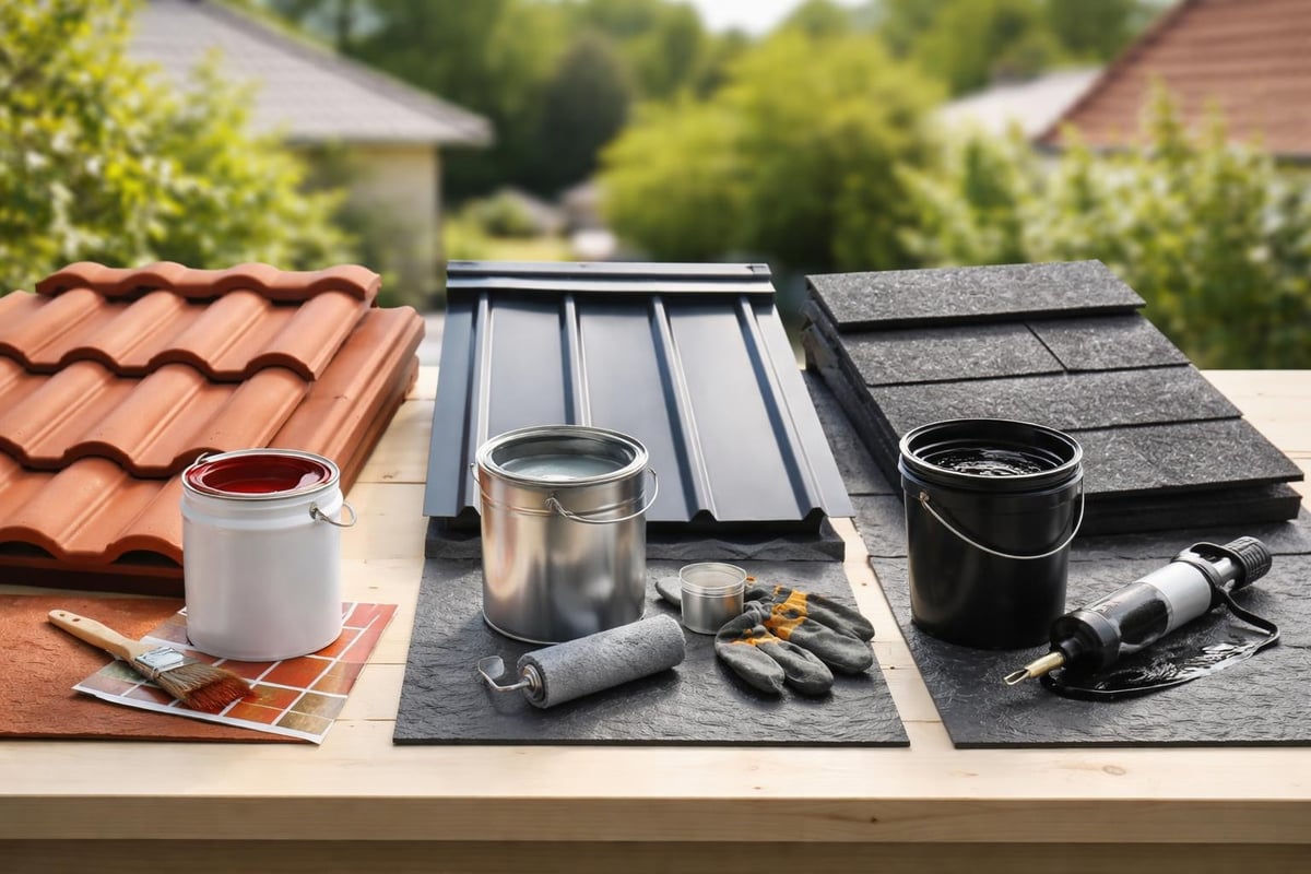 Pinnoitusmateriaalit eri katoille