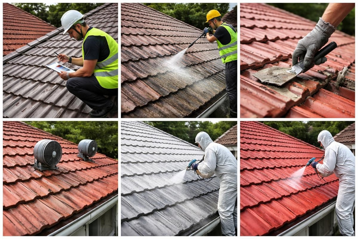 Katon pinnoituksen työvaiheet