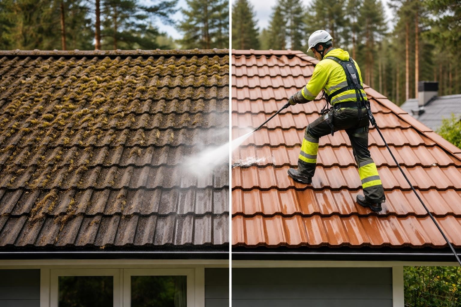 Katon pesu 2026: Kattava opas puhtaaseen kattoon