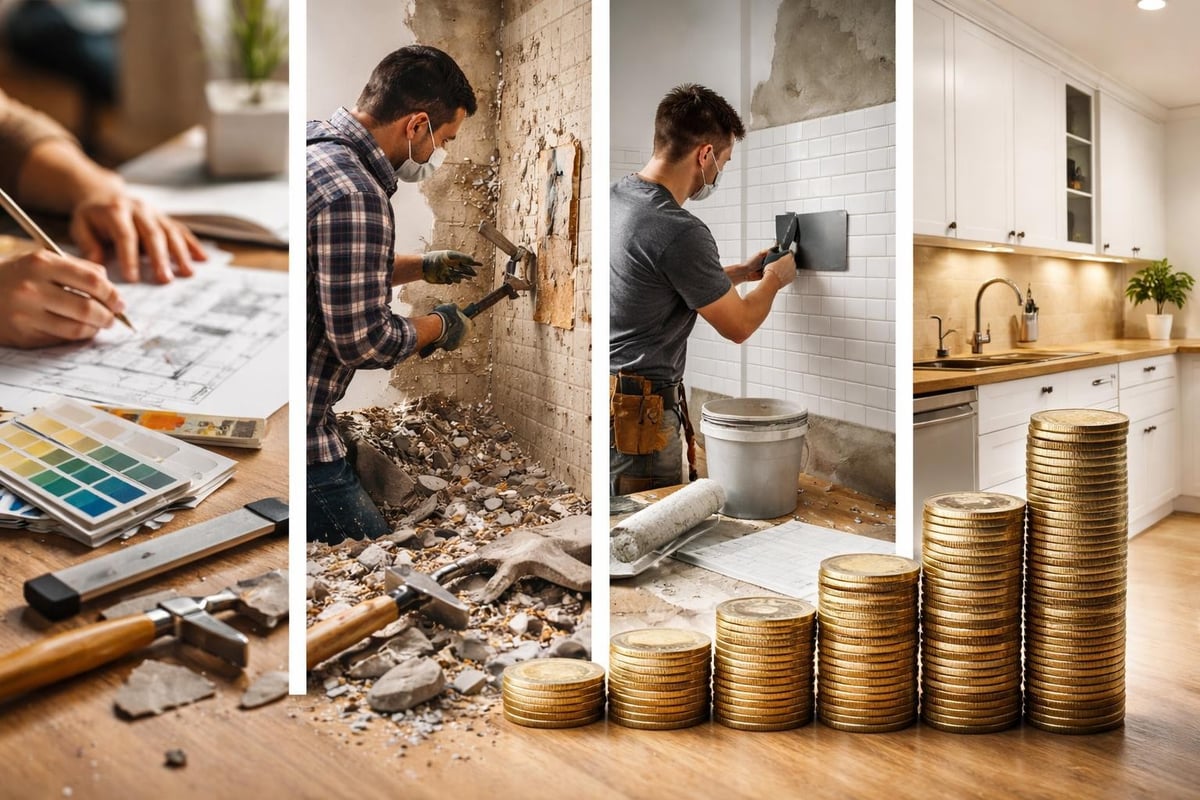 Pintaremontin työvaiheet