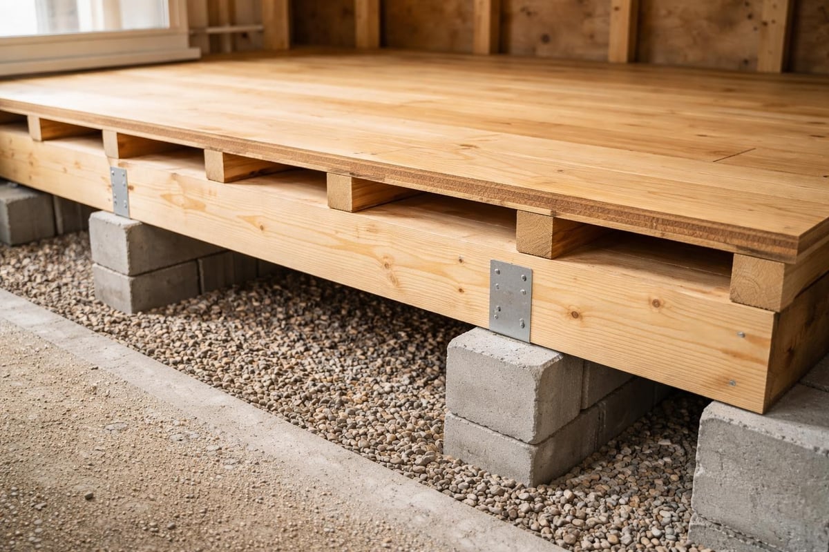 Vanhan lautalattian rakennekerrokset