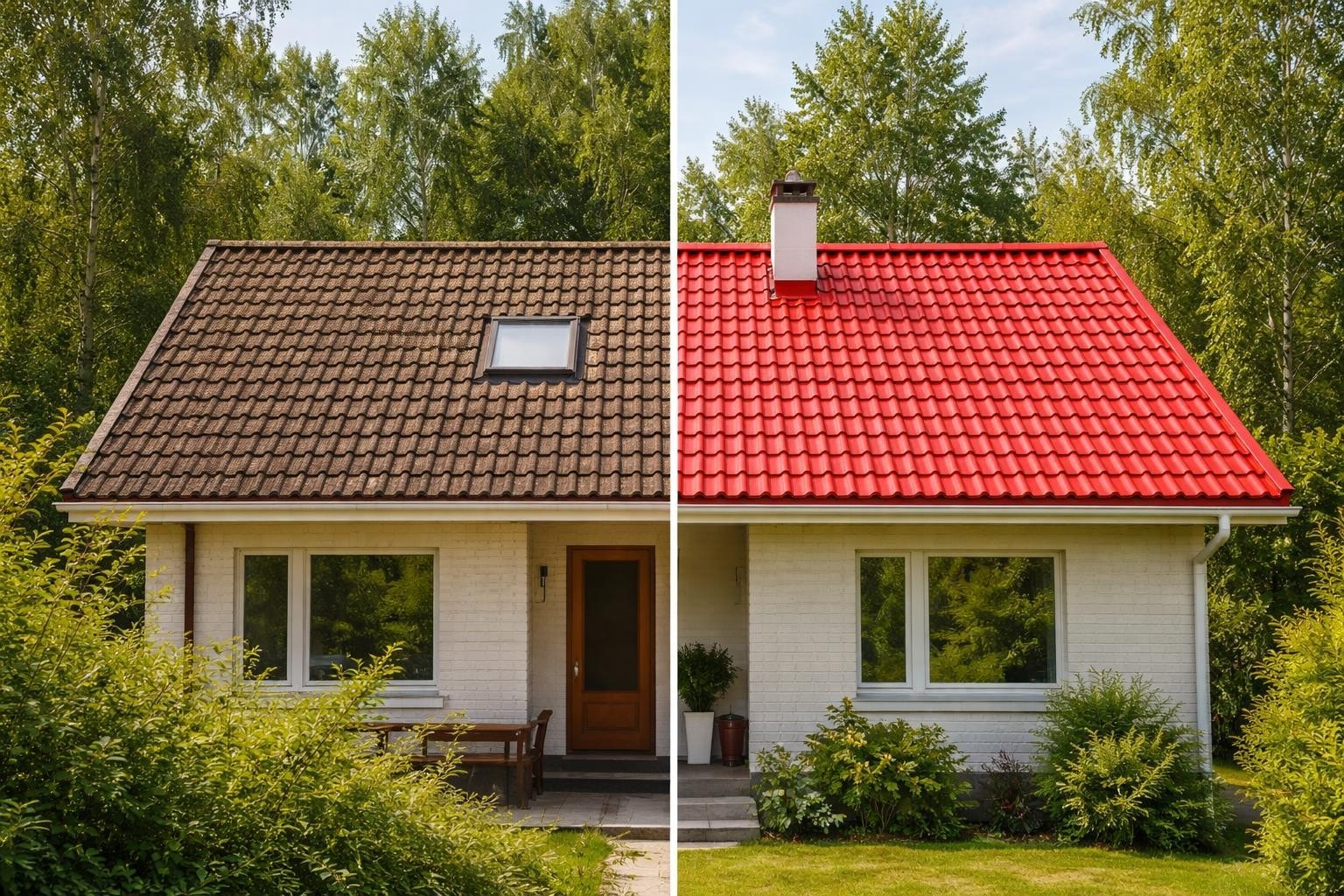 Tiilikaton maalaus 2026: Kustannukset, prosessi ja vinkit