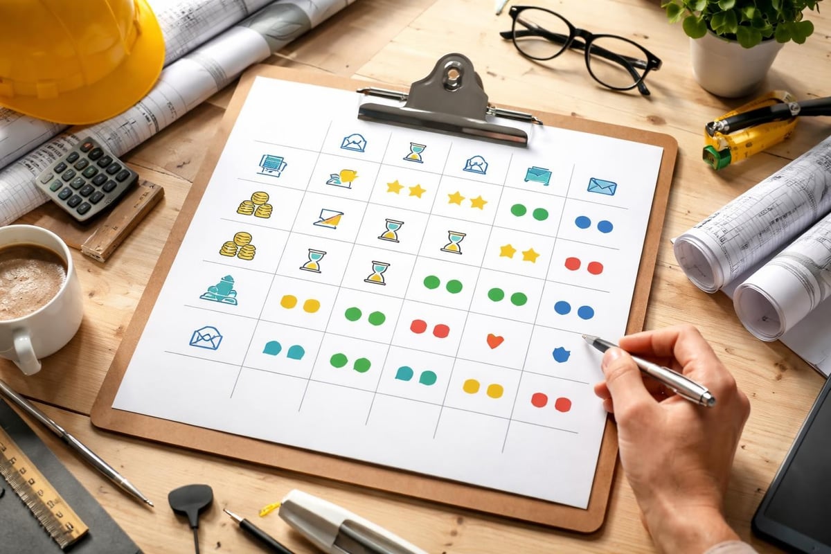 Urakoitsijan arviointikriteerit