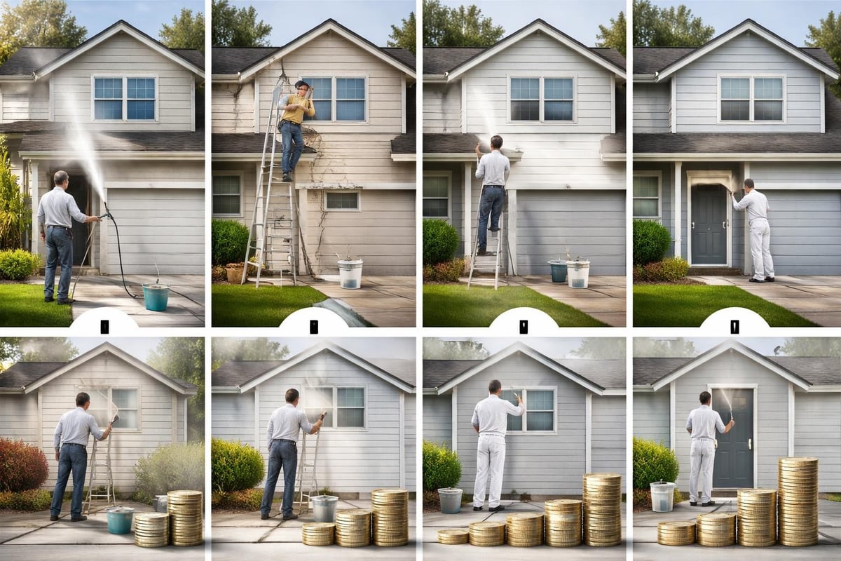 Maalaustyön vaiheistus