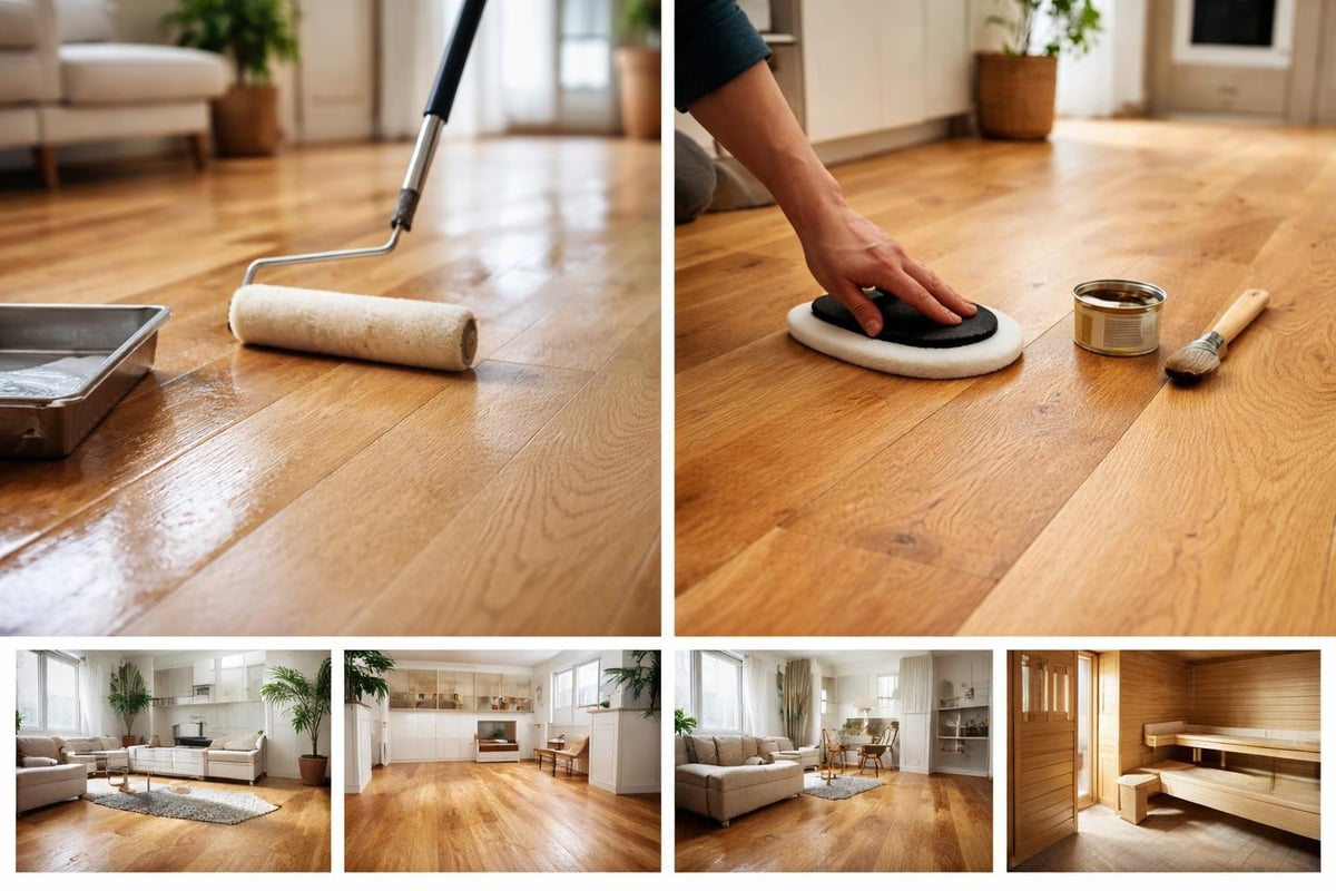 Parkettilattian pintakäsittelyvaihtoehdot
