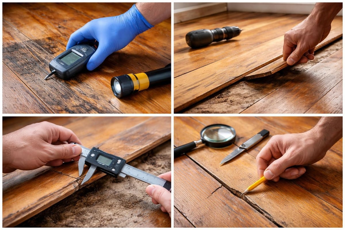 Parkettilattian kunnon arviointi