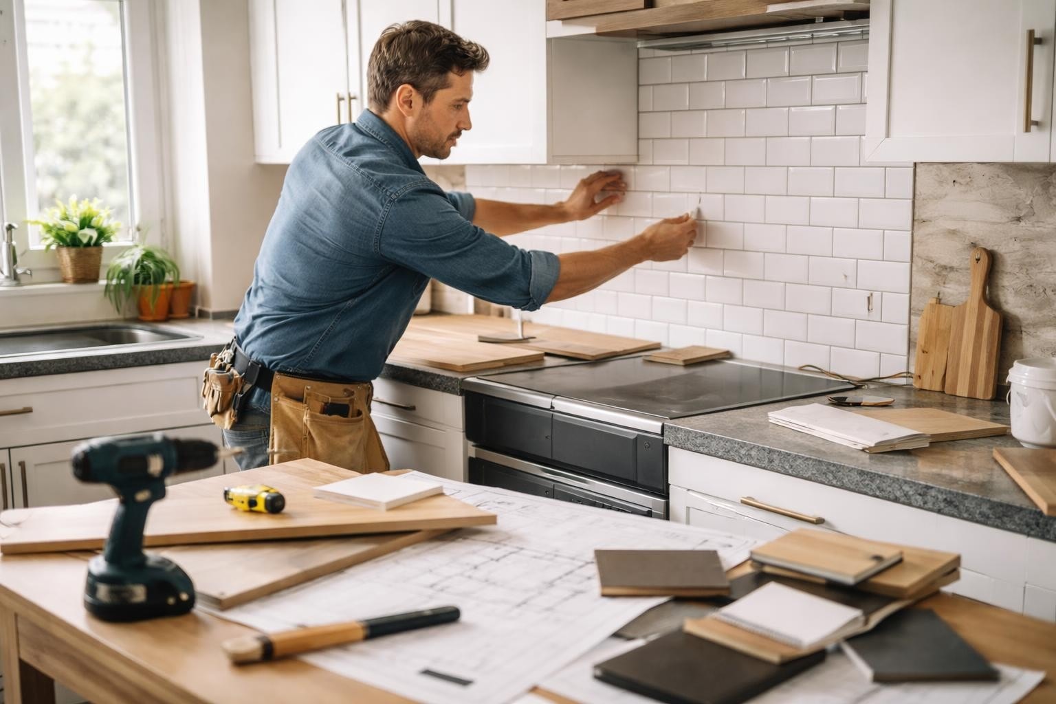 Keittiöremontti itse: Kattava opas onnistuneeseen projektiin