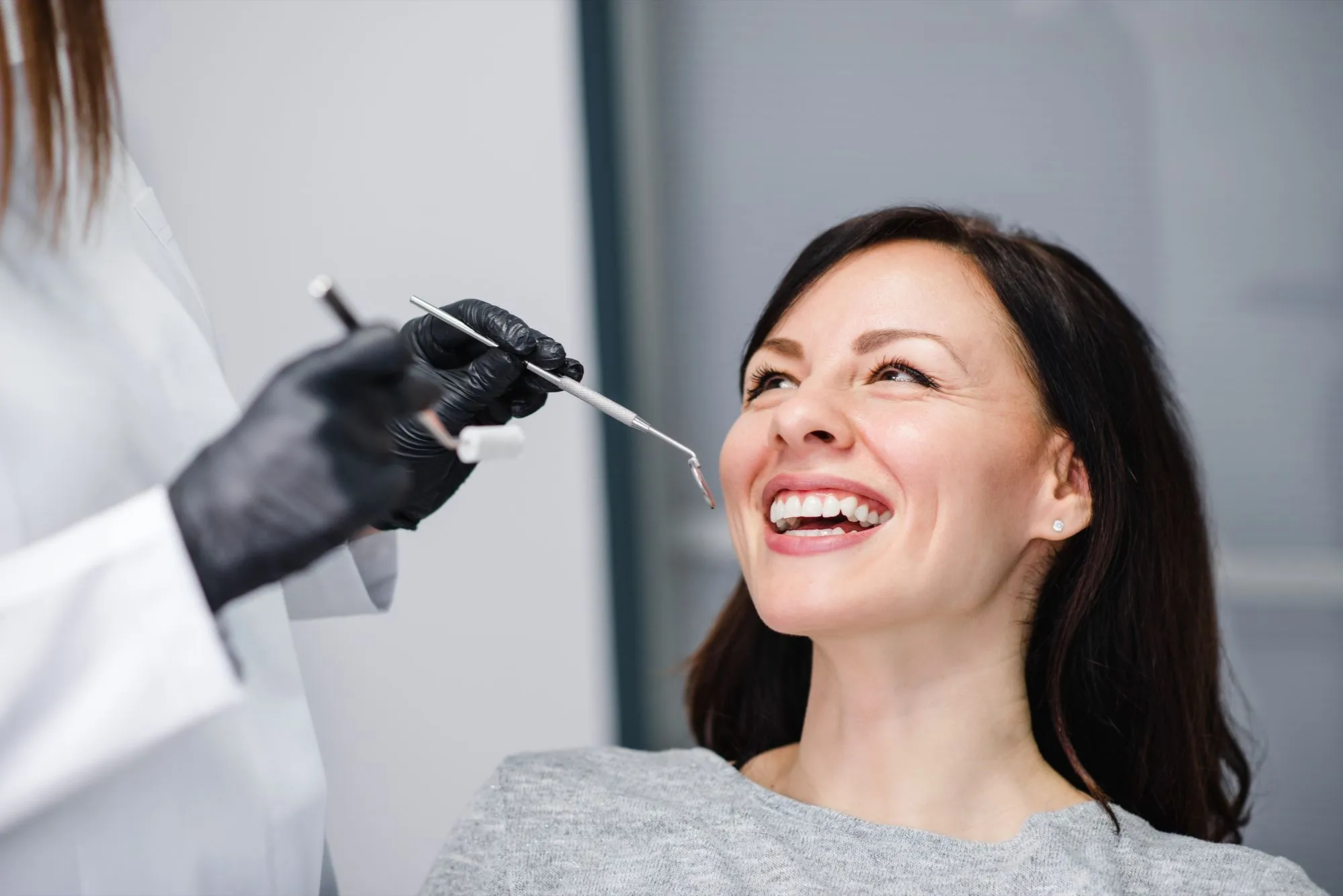 Happy patient at Gratton House Dental, Cheltenham