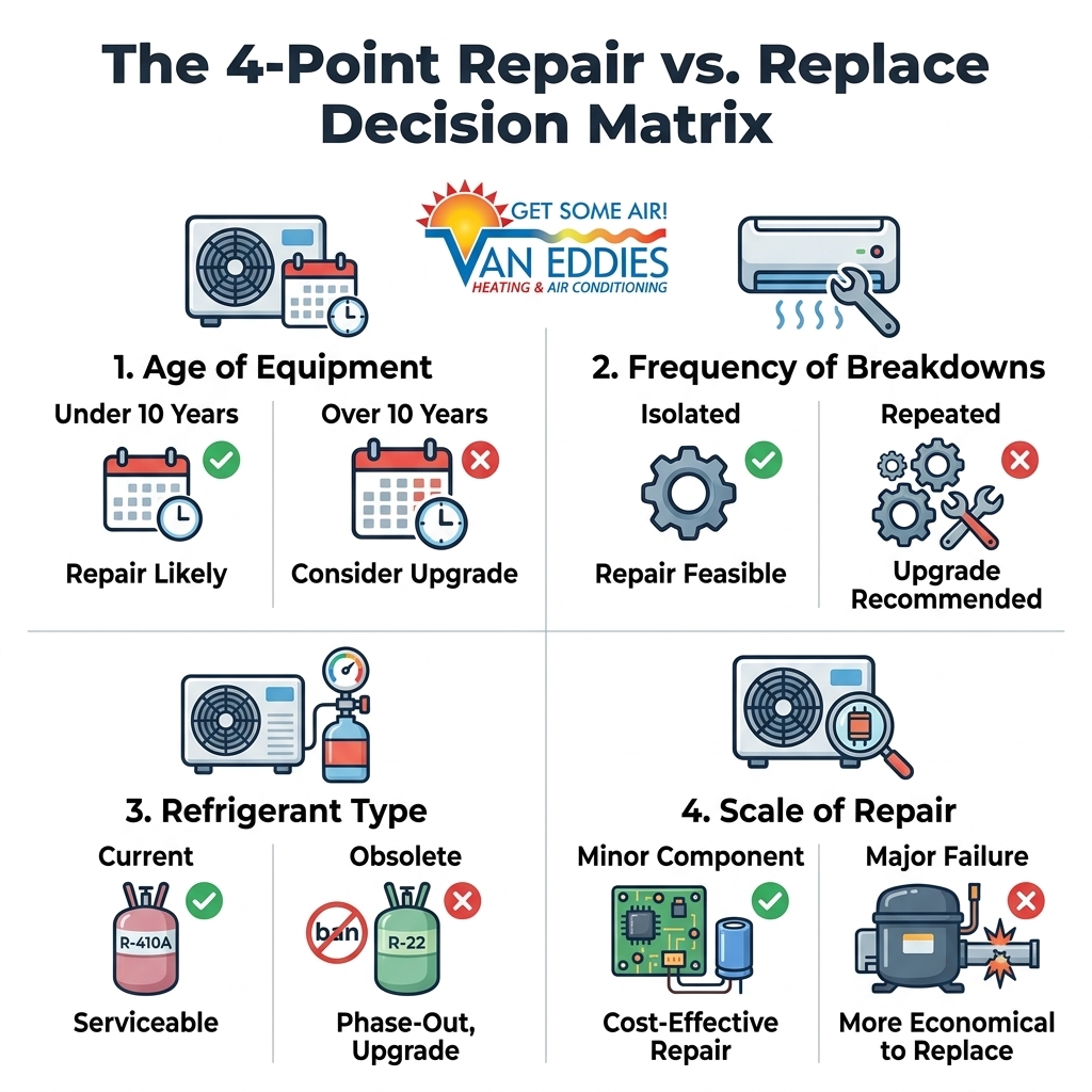 The 4-Point Repair vs. Replace Decision Matrix