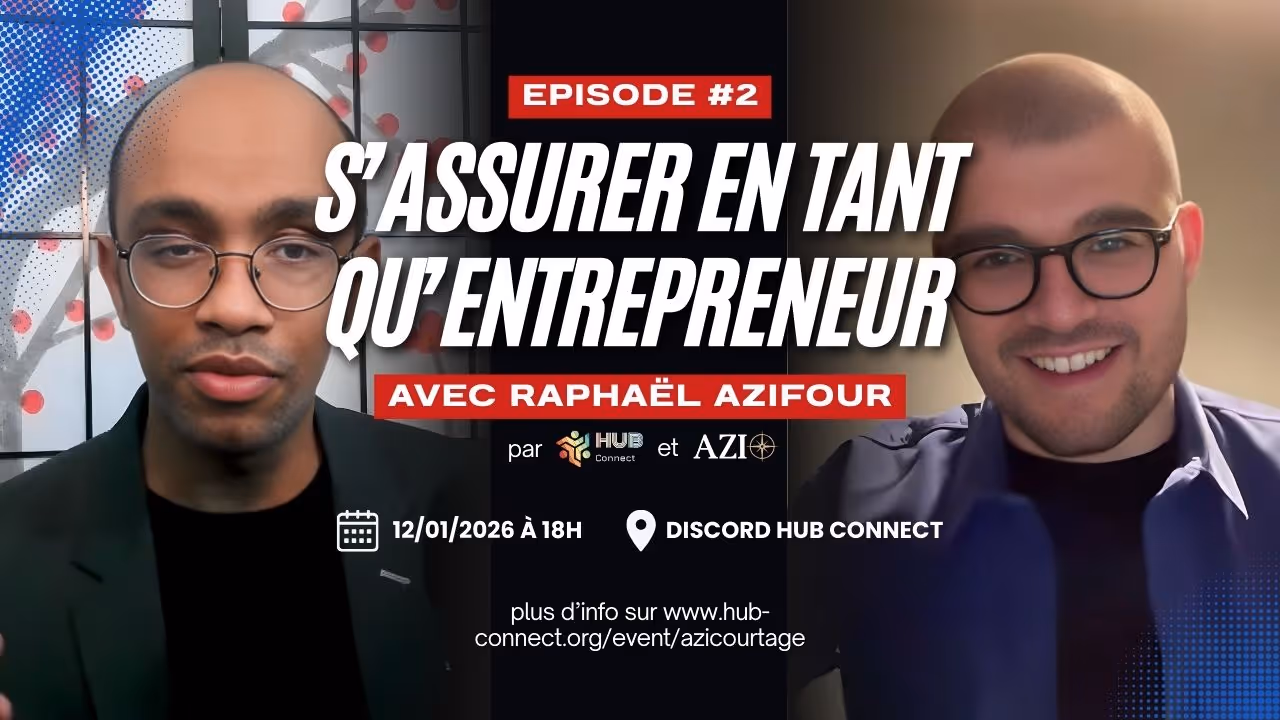 Poster webinaire - S'assurer en tant qu'entrepreneur