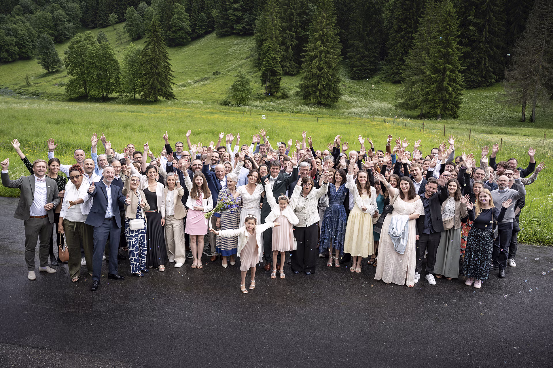 Portrait, FamillePortrait, Famille, Mariage, Événement, Groupe