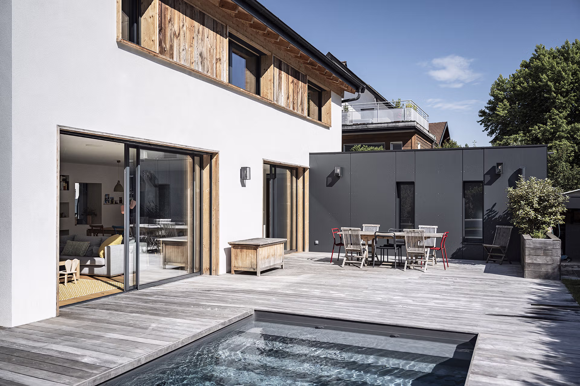 Immobilier, Architecture, Piscine