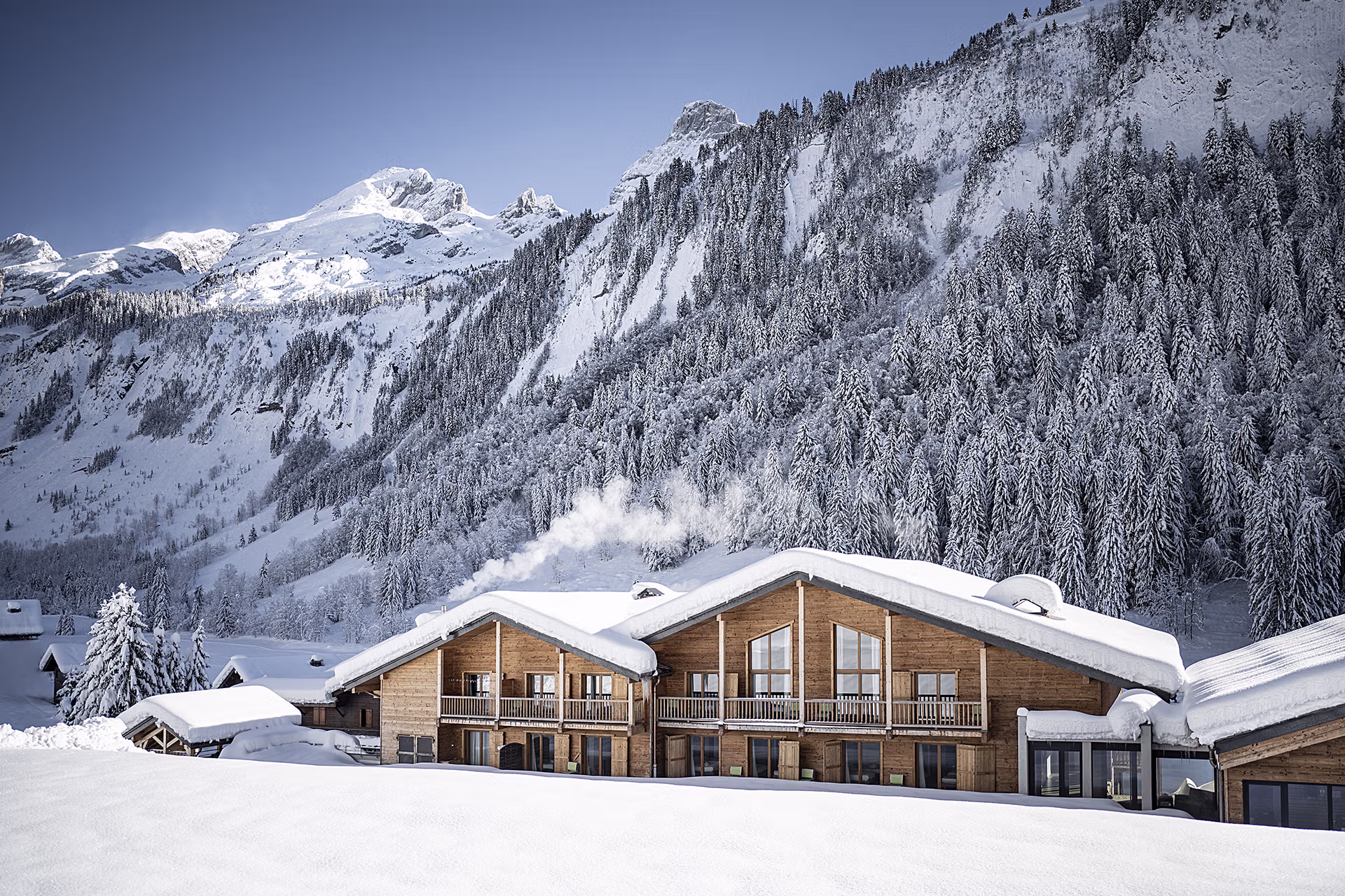 Immobilier, Neige, Nature