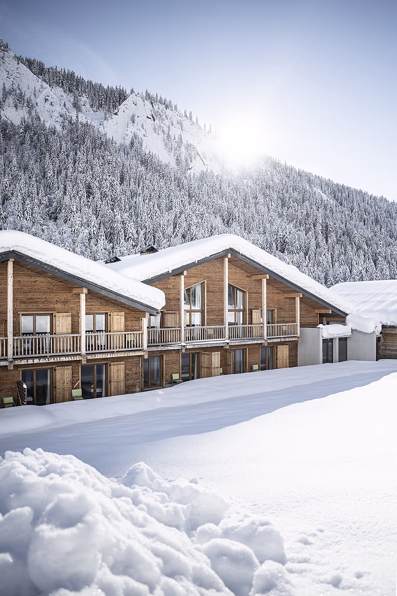 Immobilier, Neige, Nature