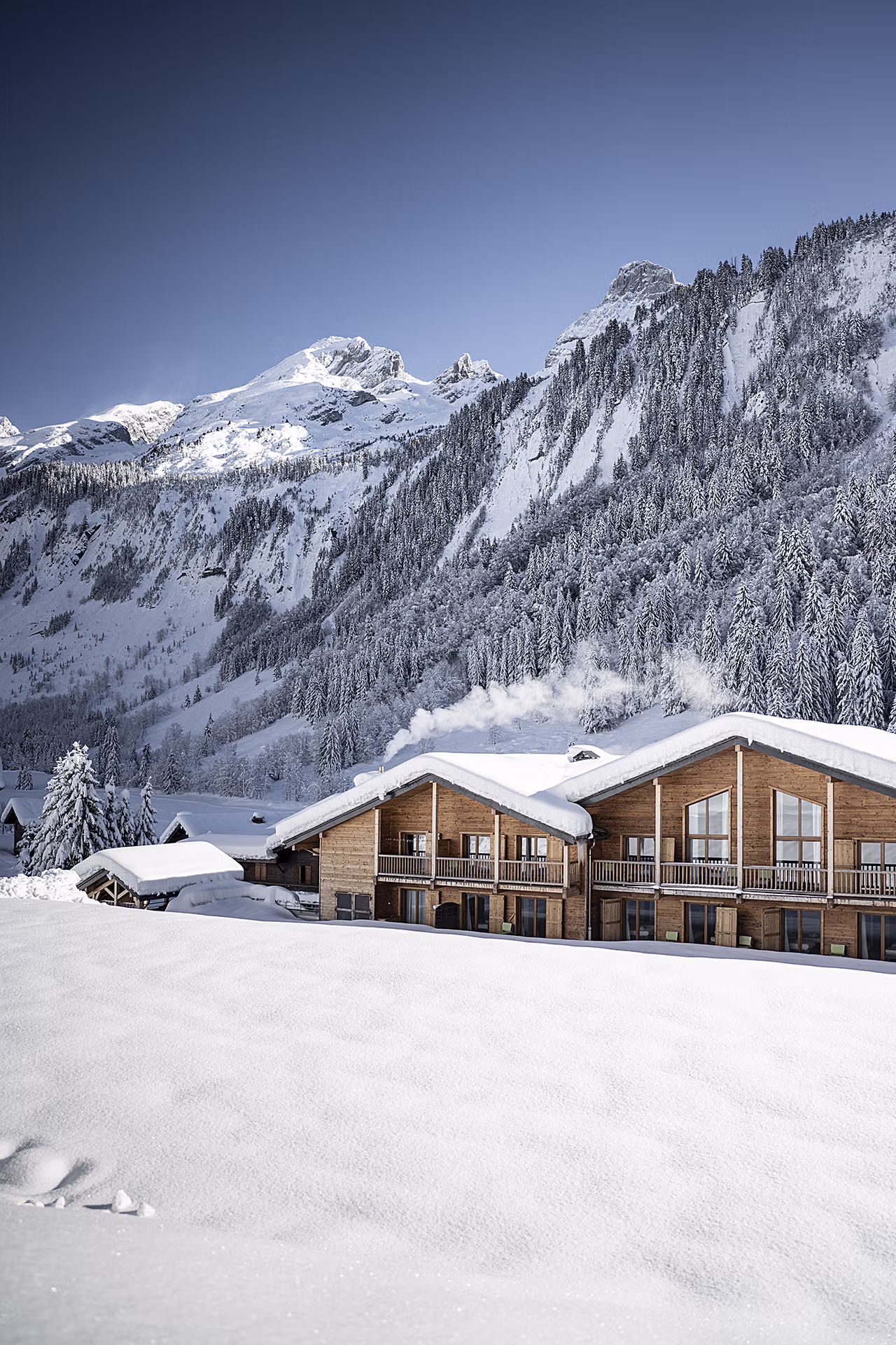 Immobilier, Neige, Nature