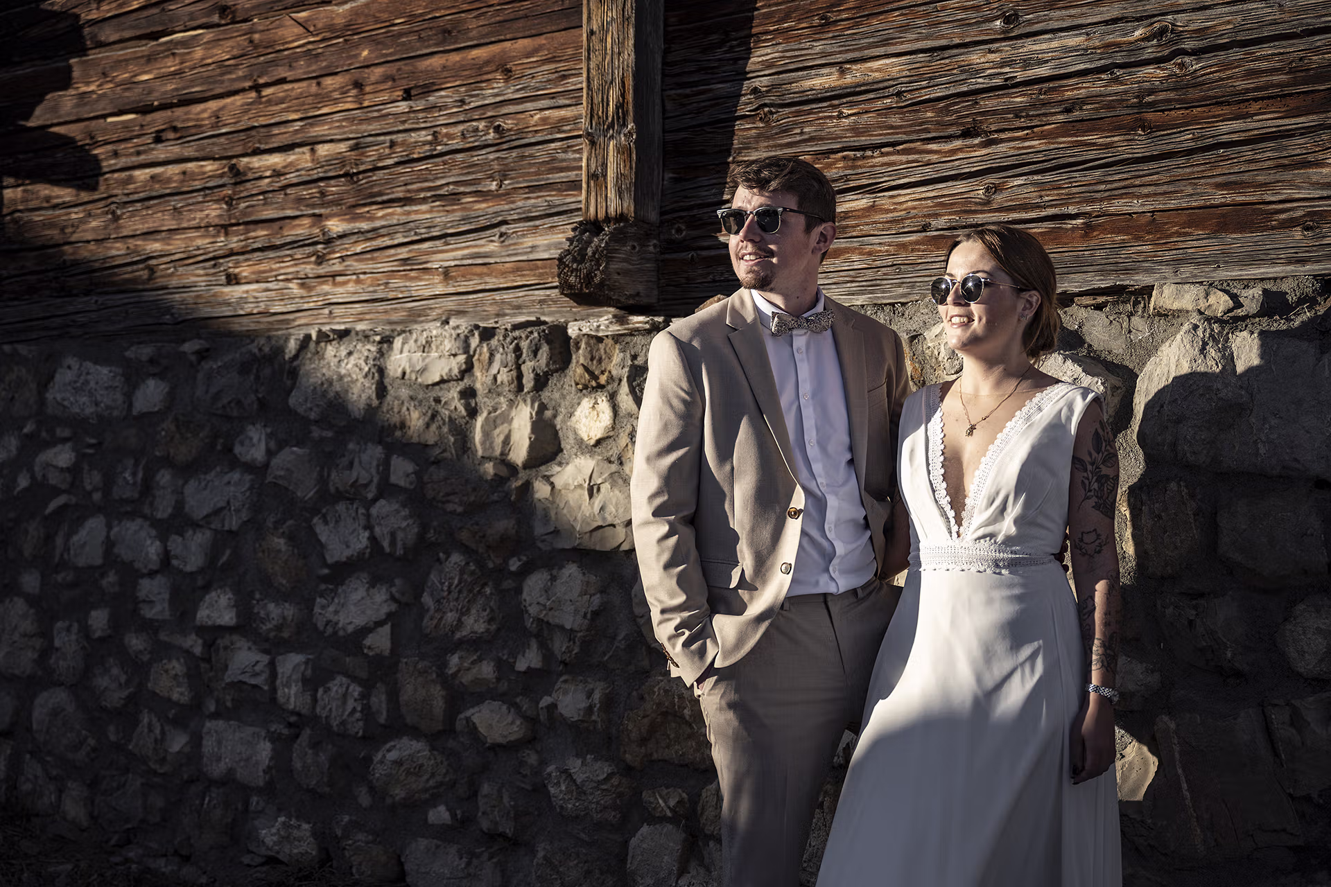 Portrait, Mariage, Événement, Famille