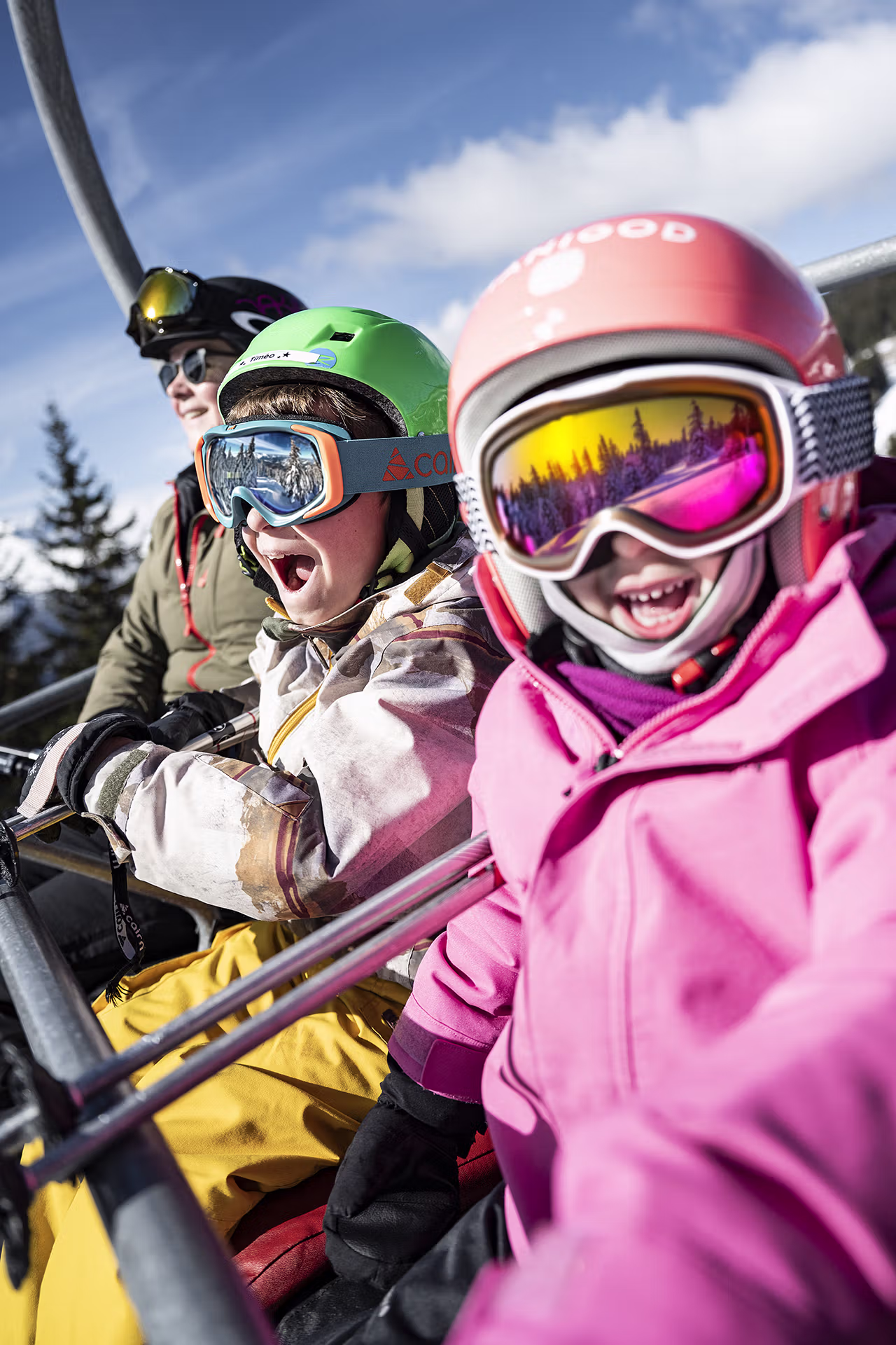 Ski, Neige, Sport, Famille, Enfant