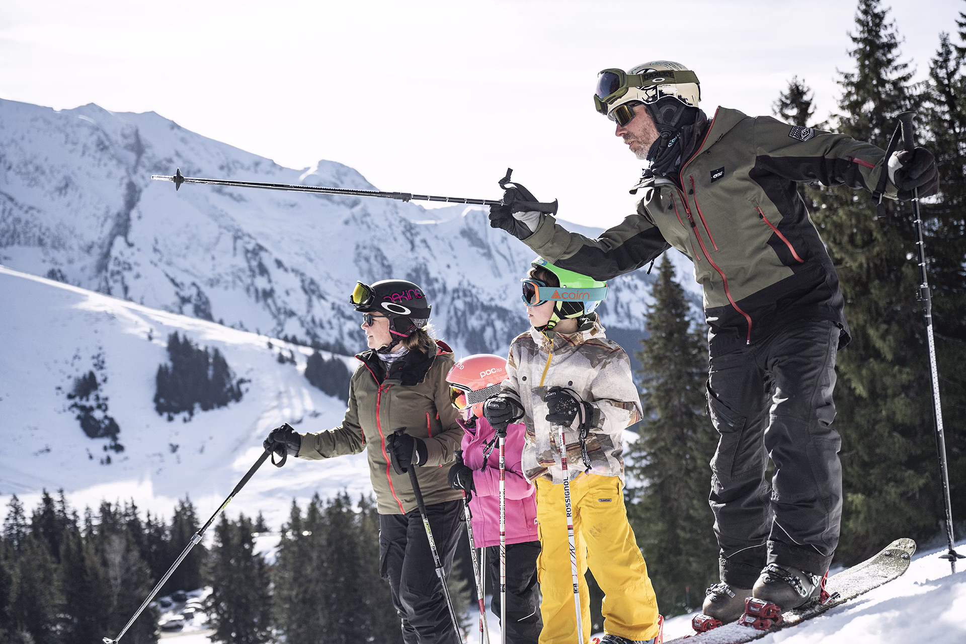 Ski, Neige, Sport, Famille, Enfant