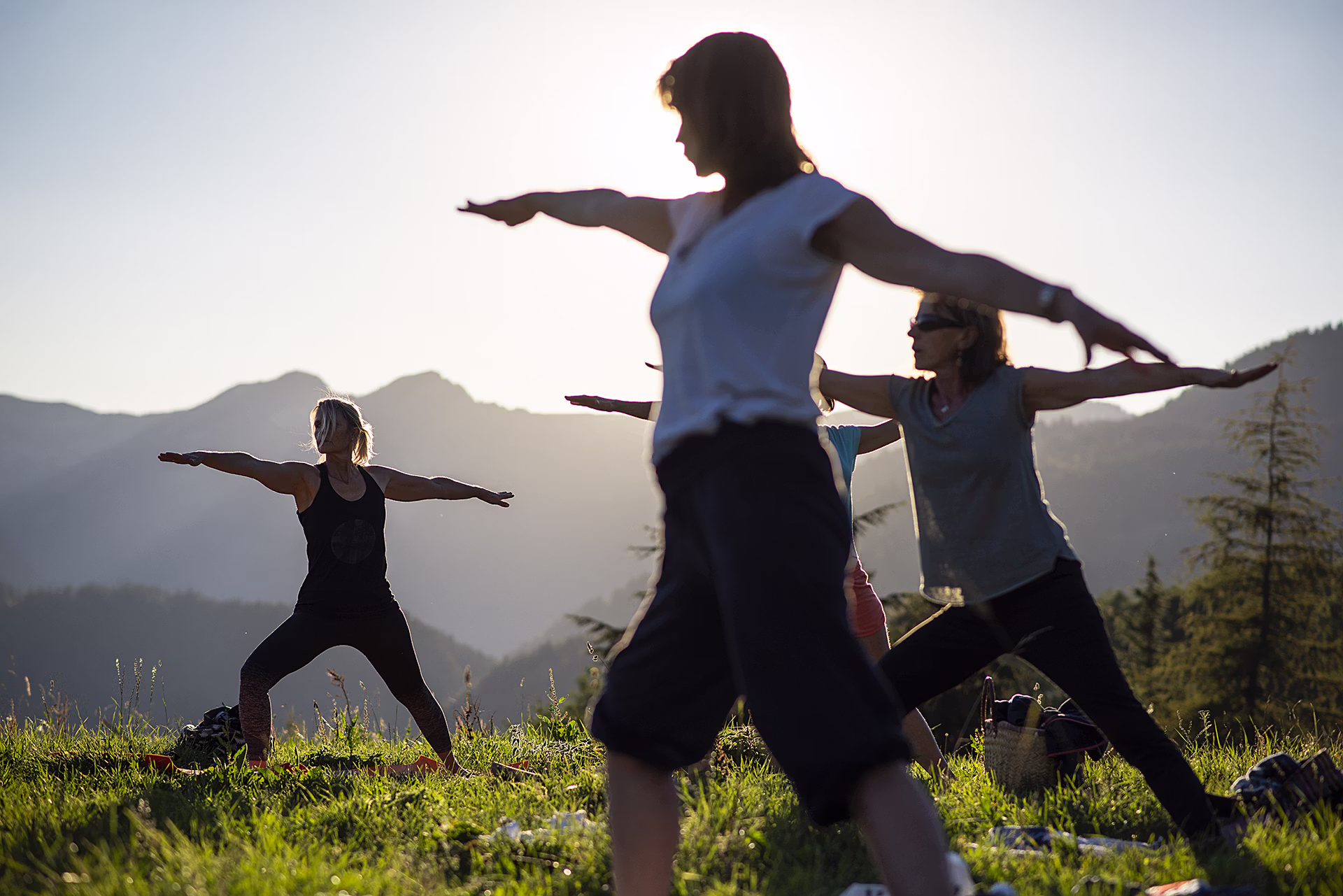 Groupe, Nature, Yoga, Loisirs