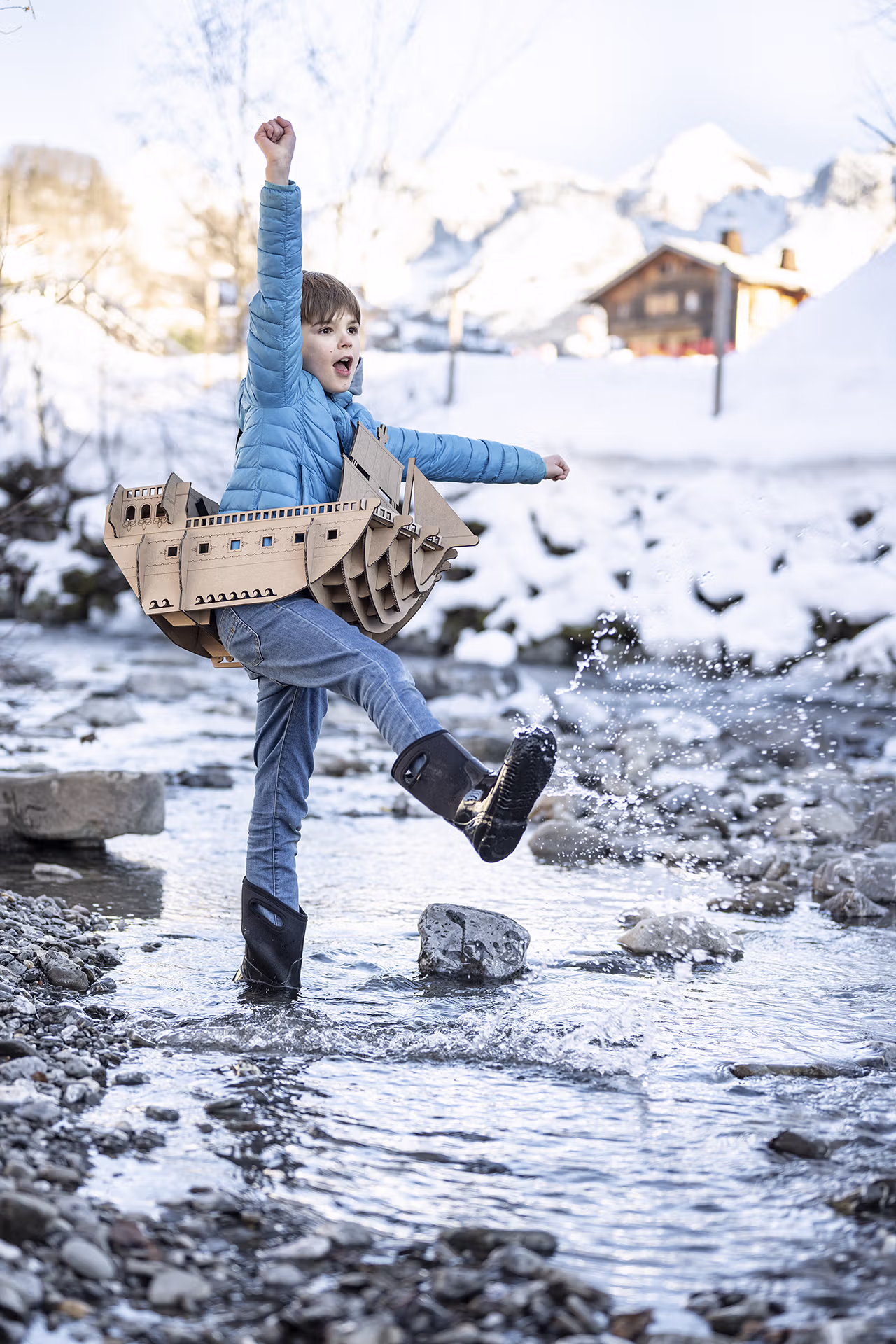 Neige, Artisanat, Enfant, Loisirs