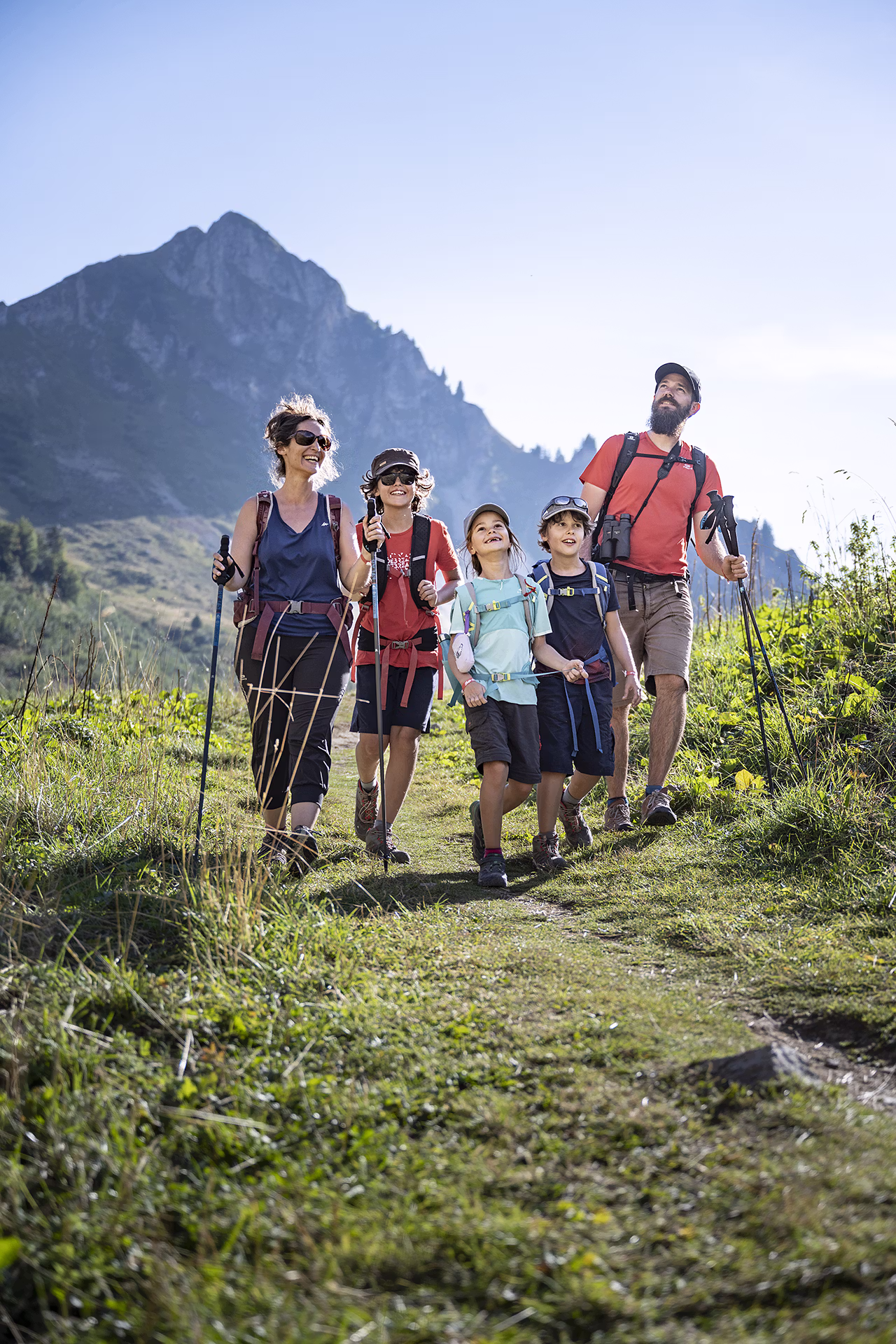 Famille, Randonnée, Nature, Enfant