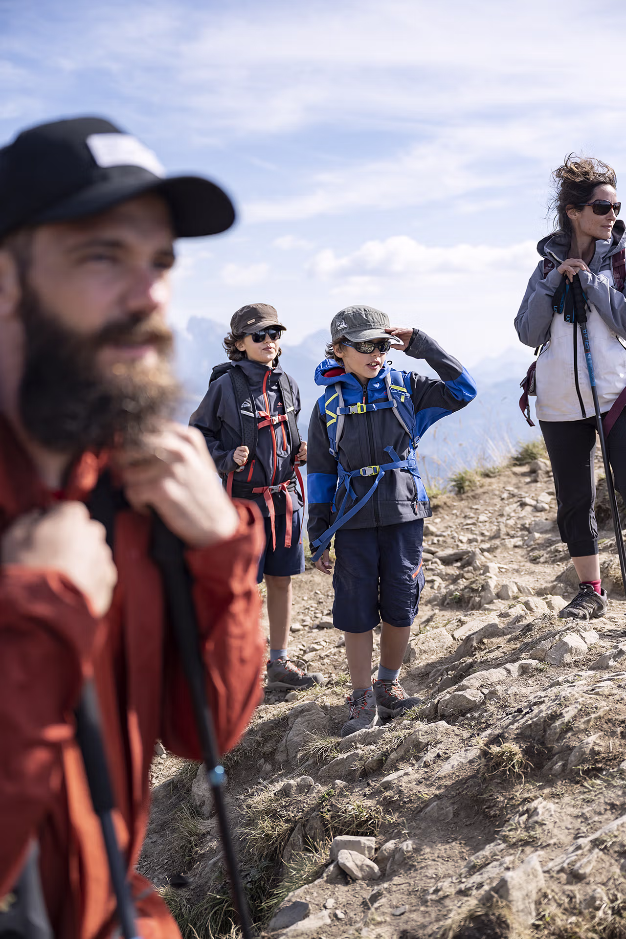Famille, Randonnée, Nature, Enfant