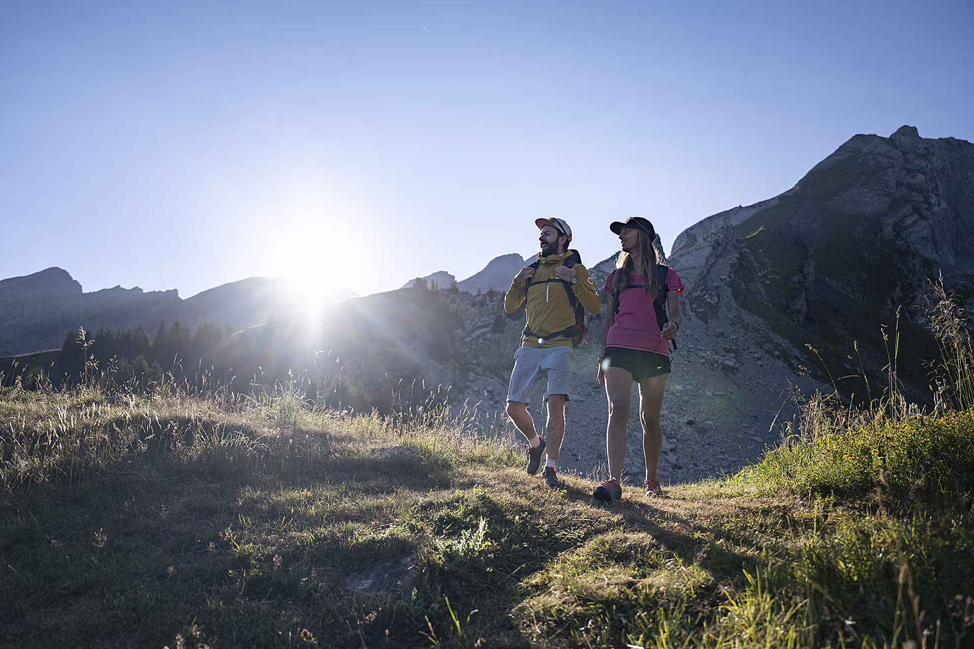 Sport, Randonnée, Amis, Nature, Couple