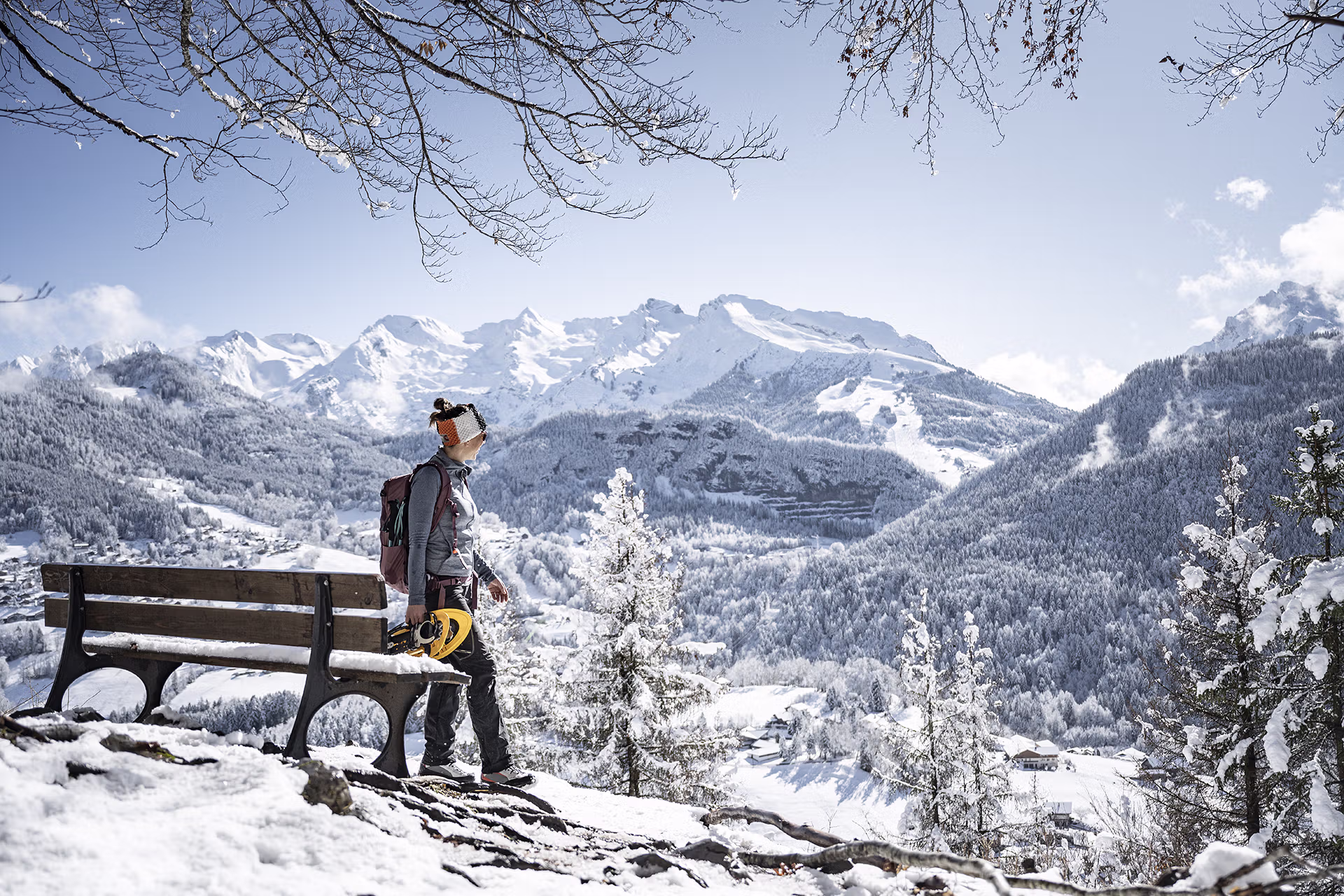 Neige, Sport, Raquettes, Loisirs, Neige, Femme, Tourisme, Nature