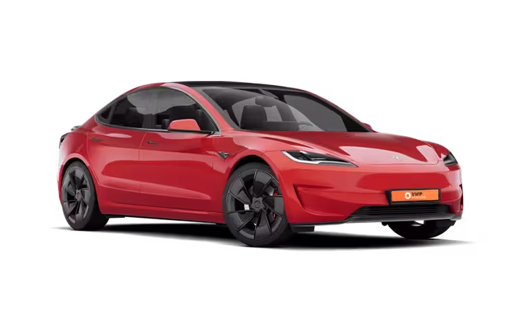 Tesla Model 3 Long Range schuinvoor