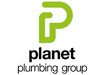 planet plumbing logo